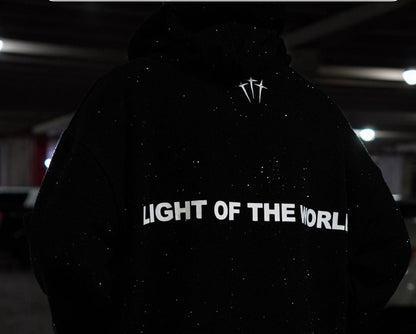 "Jesus Is The Light" Rhinestone Hoodie